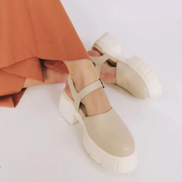 Free People Milan Mary Janes Dune - Picture 1 of 10